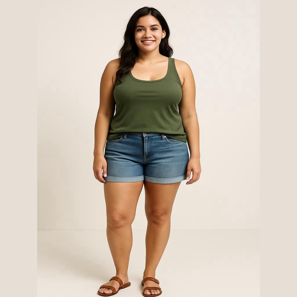Banana Republic Tank Top Size L Dark Green